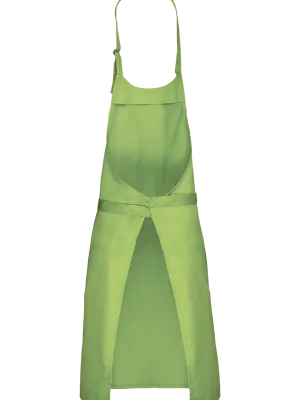Tablier polycoton sans poche – Lime
