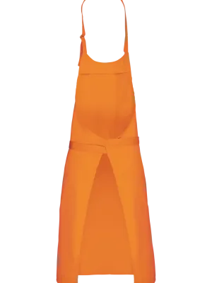 Tablier polycoton sans poche – Orange