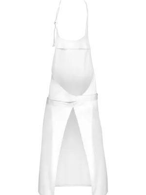 Tablier polycoton sans poche – White