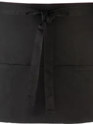 Colours 3 Pocket Waist Apron – Black