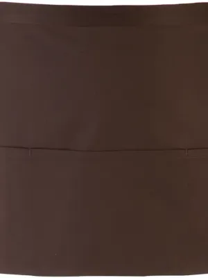 Colours 3 Pocket Waist Apron – Brown