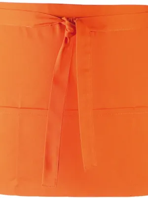 Colours 3 Pocket Waist Apron – Orange