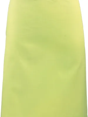 Colours Mid Length Apron – Lime