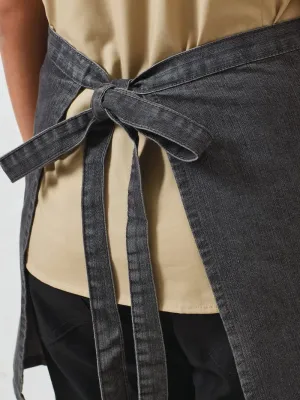 Denim waist apron