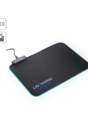 THORNE MOUSEPAD RGB. Tapis de souris gaming avec lumières LED RGB en polyester