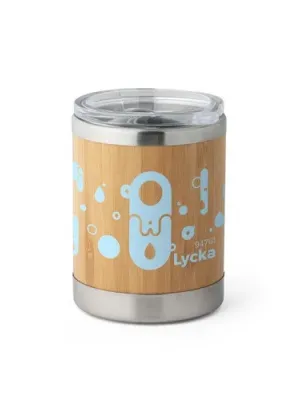 LYCKA. Vaso de bambú 350 mL