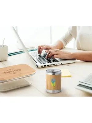 LYCKA. Vaso de bambú 350 mL