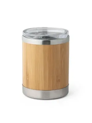 LYCKA. Vaso de bambú 350 mL – Naturel