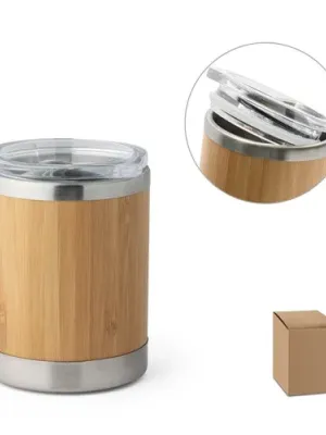 LYCKA. Vaso de bambú 350 mL