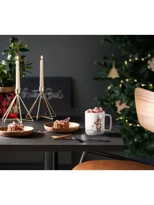 REINDEER. Tasse avec impression de Noël 330 mL