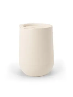 ADLINGTON. Tasse de voyage en PP à double paroi isolée à l'air – Blanc cassé