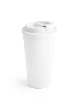 CUPPARI. Tasse de voyage PP – Blanc