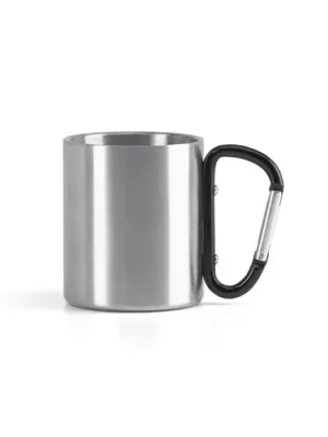 WINGS. Tasse en acier inoxydable 230 ml – Noir