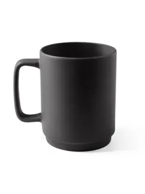 MIGHTY. Ceramic mug with cylindrical body 330 mL