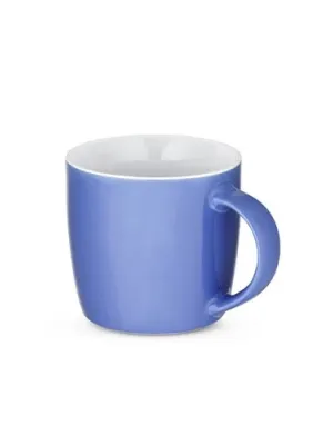 COMANDER. Taza de cerámica con acabado brillante, 370 ml – Bleu clair
