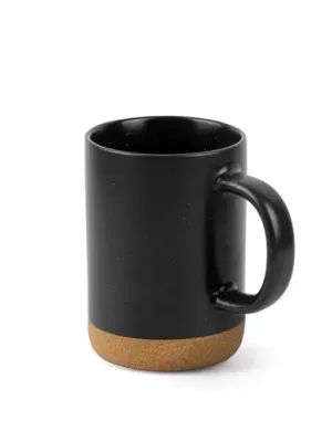 CONSTELLATION CORK. Ceramic mug with cork base 320 mL – Noir