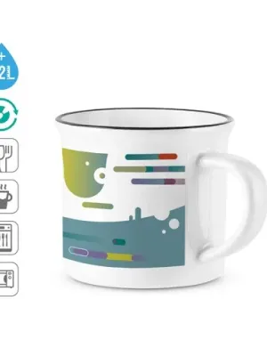 SELDEN. Ceramic mug for sublimation 280 mL