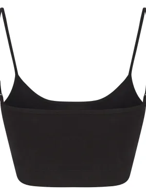 Ladies' eco-friendly short top – Black