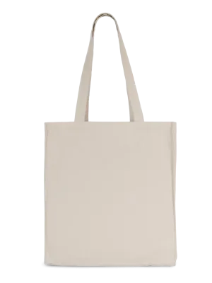 Tote bag avec fond et soufflet – Natural