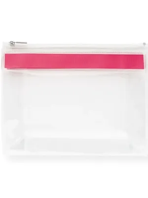 CHASTAIN. Transparent. Pochette EVA avec fermeture éclair