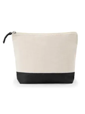 DAPHNE. 100% cotton cosmetic bag (340 g/m²) two-tone