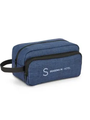 KEVIN. Trousse de toilette en 300D haute densité avec poignée