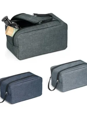 WAYNE. Trousse de toilette en 600D haute densité avec poignée