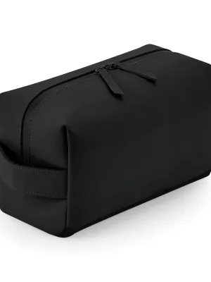 Neceser de aseo de poliuretano mate – Black