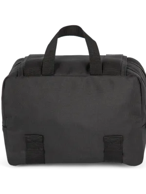 Trousse de toilette recyclée avec double compartiment – Black