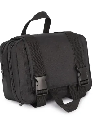 Trousse de toilette recyclée avec double compartiment