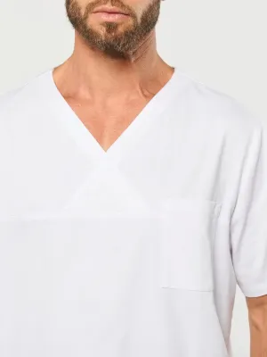 Tunique coton manches courtes unisexe