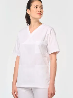 Tunique coton manches courtes unisexe