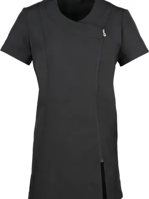 Tunique zippée "Camellia" – Black / Black