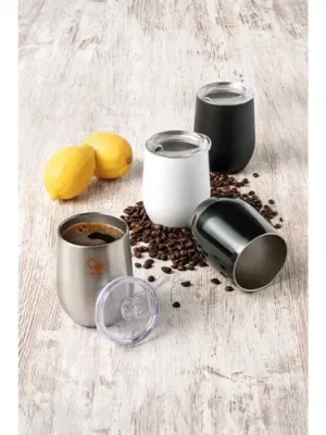 RONDE. Stainless steel travel cup 400 mL