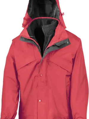 Chaqueta 3 en 1 zip & clic – Red / Black