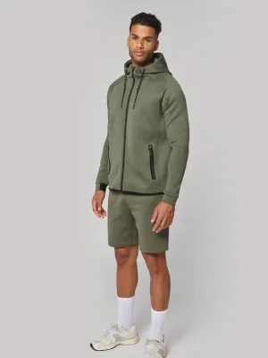 Men's hooded performance jacket