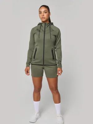 Women's hooded performance jacket