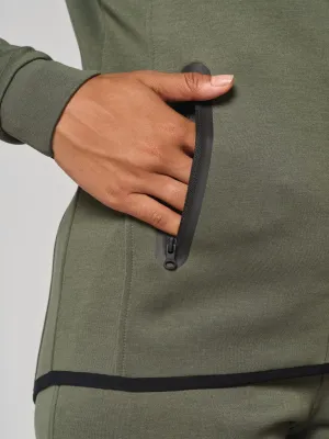 Women's hooded performance jacket