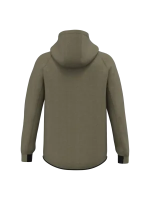 Men's hooded performance jacket – Light Khaki Heather