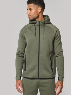 Men's hooded performance jacket