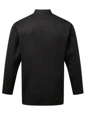 ‘Essential’ long-sleeved chef’s jacket – Black