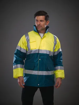 Contrast hi-vis jacket