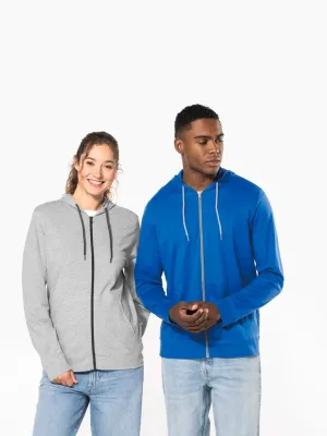 Veste coton légère à capuche
