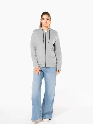 Veste coton légère à capuche