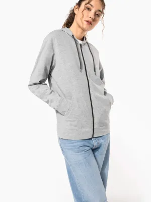 Veste coton légère à capuche