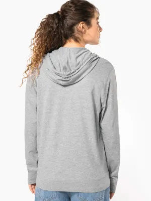 Veste coton légère à capuche
