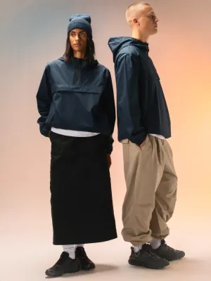 Eco-friendly unisex quarter zipper waterproof windbreaker
