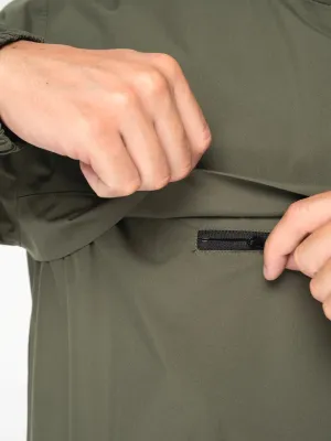 Eco-friendly unisex quarter zipper waterproof windbreaker