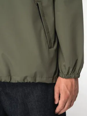 Eco-friendly unisex quarter zipper waterproof windbreaker