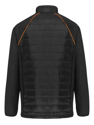 Unisex dual-fabric Day To Day jacket – Black / Orange